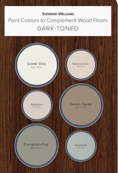 Color Palette Cherry Wood, Salon Bathroom, Mahogany Flooring, Home Paint Color, Earthy Living Room, Wooden Tile, Dark Wood Floors, Paint Matching, Rv Ideas