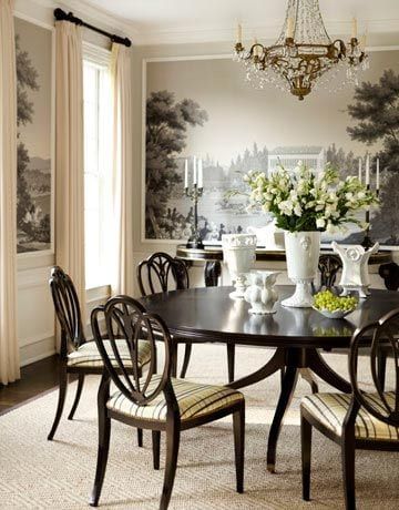 Traditional Decorating, Classic Dining Room, English Manor Houses, Traditional Dining Rooms, Dining Room Makeover, Traditional Dining, Traditional Dining Room, Beautiful Dining Rooms, Elegant Dining Room