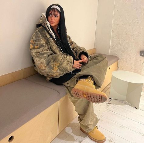 Timberlands Outfit, Timberland Outfits Women, Timbs Outfits, Uni Fits, Street Style Outfits Casual, Fit Pics, Travis Scott Cactus Jack, Timberland Outfits, Streetwear Inspo