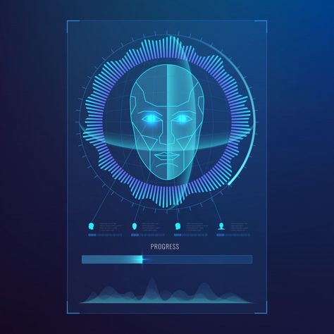 Biometric Scanner, Face Recognition System, Vector Face, Facial Recognition System, Unlock Screen, Biometrics Technology, Facial Recognition Technology, Digital Door Lock, Erp System
