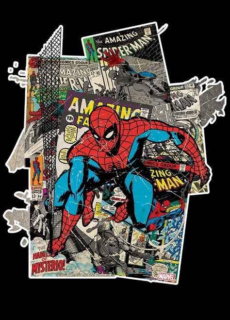 Trends International Warner 100th Anniversary: Art of 100th - Batman Wall Poster Spiderman Comic Covers, Comics Poster, Spiderman Poster, Poster Marvel, Batman Wall, Spiderman Shirt, Marvel Collection, Avengers Poster, Spiderman Theme