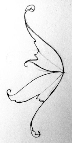 Fairy Wing Drawing, How To Draw Wings, Tattoos Sunflower, Fairy Wings Drawing, Fairy Wing Tattoos, Draw Wings, Wings Sketch, Wing Drawing, Airplane Tattoos