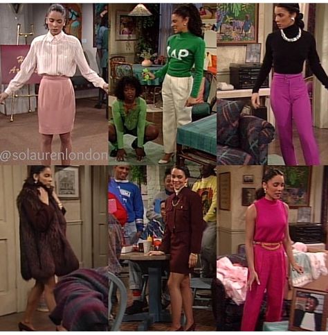 The many looks of Whitley Gilbert 90s Black Woman Fashion Outfits, It’s A Different World, Different World Outfits, 90s Fashion Work Outfits, A Different World Fashion Outfits, Whitley Gilbert Outfits, A Different World Whitley, 1999 Fashion Black Women, A Different World Outfits