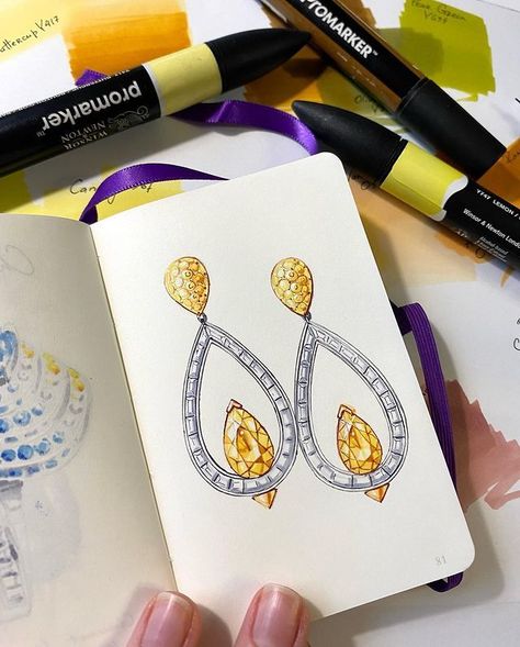 Accessories Art Drawing, Accessories Illustration Jewellery, Jewelry Art Drawing, Gem Illustration, Jewellery Portfolio, Sketch Jewelry, Jewellery Drawing, Accessory Illustration, Accessories Design Sketch