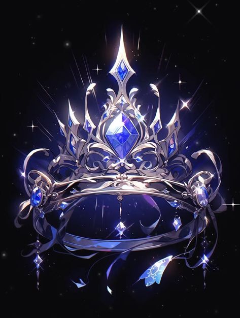 Crown Inspiration, Crown Art, Anime Jewelry, Fantasy Props, Art Corner, Magical Jewelry, Crystal Tiaras, Zodiac Art, Fashion Inspiration Design