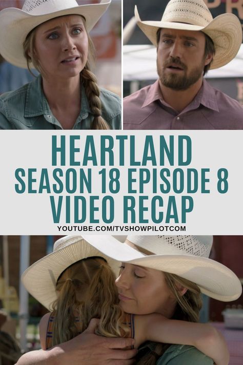 In this video recap of Heartland episode 1808 you will see the Hudson Farmer’s Market becoming a battleground for Heartland and Pryce Beef, Lyndy’s disappearance sening shockwaves through the family, Shane facing life-changing news, Logan stepping into a new chapter, and Katie struggling with the fallout from her actions. Heartland Episodes, Heartland Seasons, Heartland Tv Show, Heartland Tv, The Fallout, Heartland, New Chapter, Life Changing, Fallout