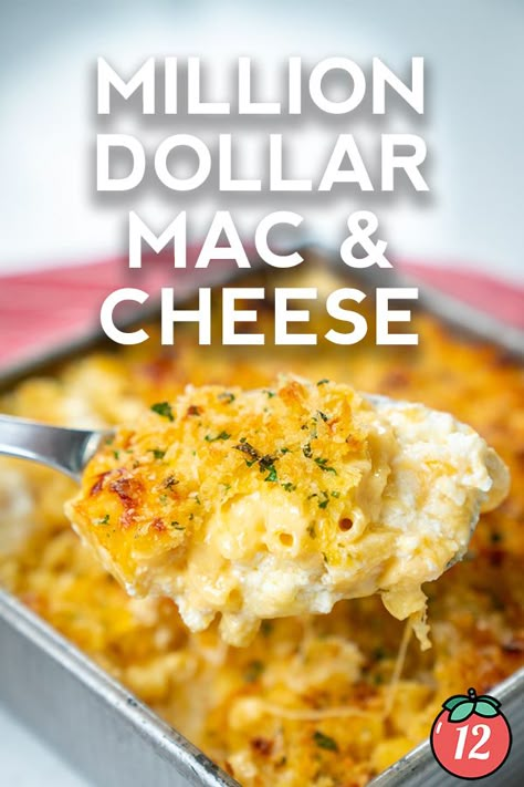 Million Dollar Macaroni And Cheese, Million Dollar Mac And Cheese, Quick Dinner Ideas, 12 Tomatoes, Mac N Cheese Recipe, Dinner Food, Quick Dinner Recipes, Healthy Dinners, Looks Yummy