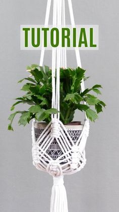 Macrame Plant Hanger Tutorials, Plant Hanger Tutorials, Macrame Plant Hanger Pattern, Diy Macrame Plant Hanger Easy, Diy Macrame Plant Hanger Pattern, Diy Macrame Plant Hanger Tutorials, Plant Hanger Pattern, Plant Hanger Diy, Simpul Makrame