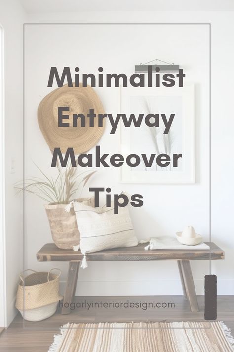 Explore brilliant tips for a minimalist entryway makeover. This pin showcases practical advice for elevating your home decor with a minimalist approach, emphasizing storage and charm through simplicity. Minimalist Entryway Ideas, Mcm Bench, Japandi Entryway, Minimalist Entryway, Furniture Colors, Entryway Makeover, Mid Century Modern Bench, Makeover Tips, Modern Entryway