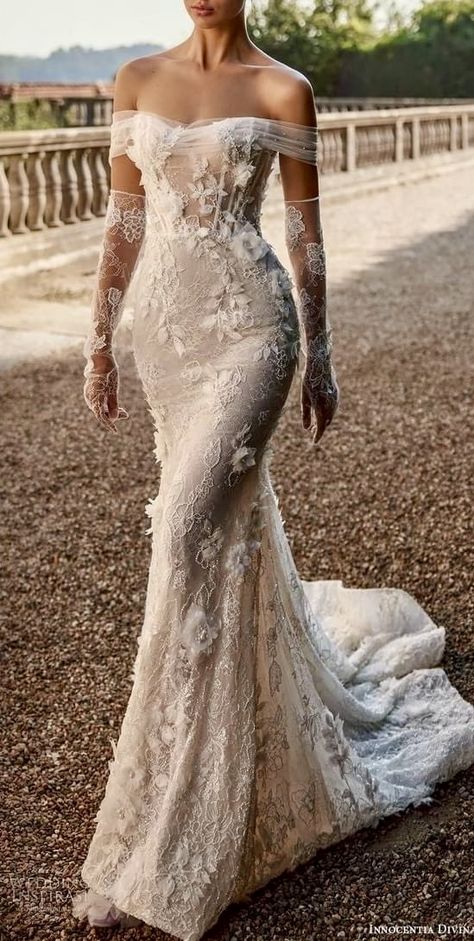 Diy Wedding Dress, Wedding Dress Guide, Pretty Wedding Dresses, Fancy Wedding Dresses, Dream Wedding Ideas Dresses, Wedding Dress Trends, Dreamy Wedding, Wedding Dress Styles, Mermaid Dresses