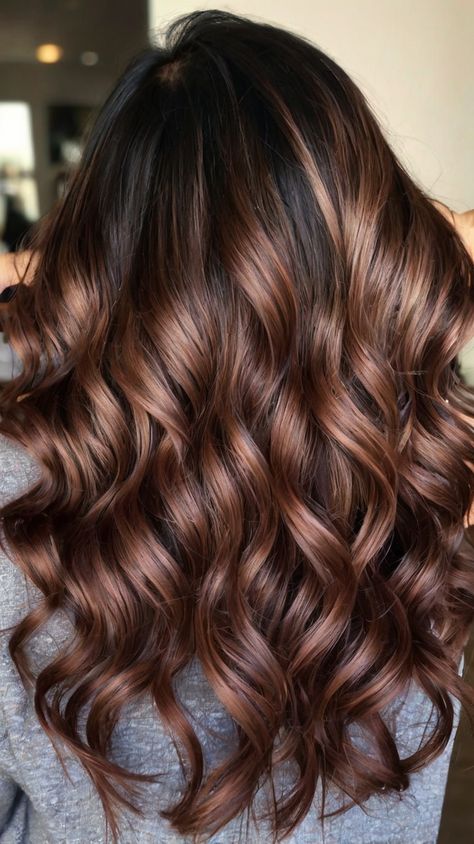 Fall hair colors dark Highlights For Black Hair, Deep Plum Hair, Dark Hair Shades, Hair Colors For Dark Hair, Burgundy Brown Hair, Dark Burgundy Hair, Fall Hair Colors Dark, Brown Hair With Lowlights, Hair Colors Dark