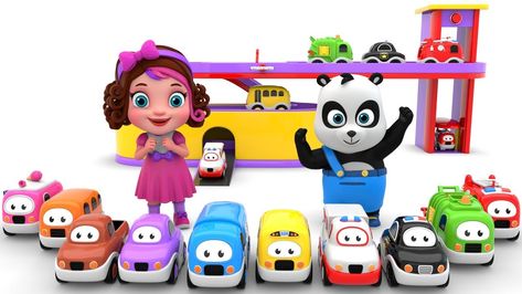 Pinky and Panda Play with Car Garage Toy Cars Panda Tv, Kayak Storage Garage, Carriage Style Garage Doors, Garage Door Opener Installation, Toy Car Garage, Garage Pictures, Pandas Playing, Diy Wooden Crate, Garage Door Opener Remote