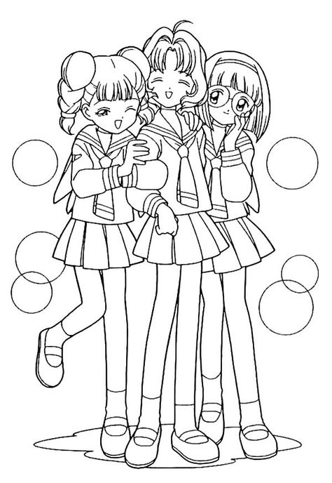 Best Friends Coloring Pages - Best Coloring Pages For Kids Bff Coloring Pages Best Friends, Cute Drawings For Best Friends, 3 Friends Drawing, Best Friends Coloring Pages, Best Friend Coloring Pages, Best Friends Drawing, Friends Coloring Pages, Coloring Anime, Friends Drawing