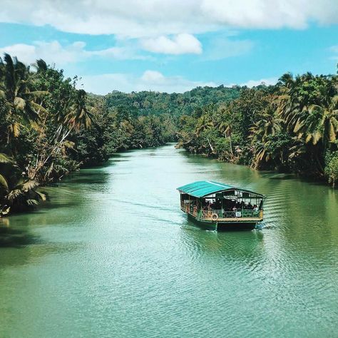 8 Cool Things to do in the Philippines - museuly Riverside Restaurant, Chocolate Hills, Bohol Philippines, Air Asia, River Cruise, Bohol, Philippines Travel, Instagrammable Places, Tourist Spots