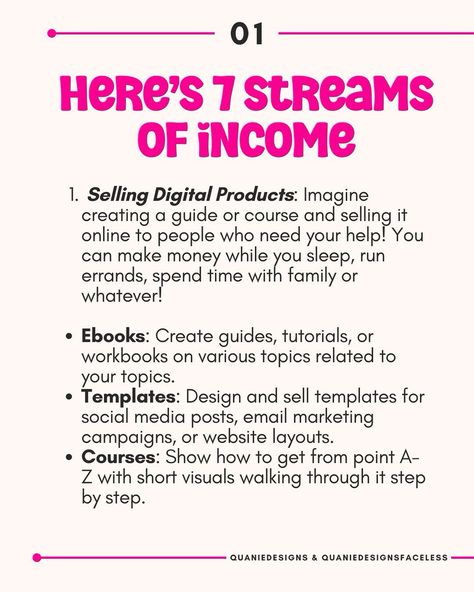 Which one excites you the most? Let me know in the comments! 💬 If you’re serious about building multiple streams of income, comment or DM “READY,” and I’ll send you the exact way I got started. 🫶🏽 🌸Follow @quaniedesignsfaceless for more ways to make money from anywhere as a complete beginner with digital marketing without ever showing your face. 👱🏾‍♀️@quaniedesignsfaceless 🌸@quaniedesignsfaceless 🫶🏽@quaniedesignsfaceless #explorepage #explore #relatable #trending #trendingreels #trendinga... Multiple Streams Of Income Ideas, Multiple Income Streams Aesthetic, Adulting 101, Multiple Streams Of Income, Email Marketing Campaign, Income Streams, Website Layout, How To Get Money, Way To Make Money