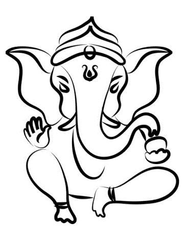 the idea behind my next tattoo. ganesh Plastic Fou, Ganesh Tattoo, Ganesha Elephant, Ganesha Drawing, Ganesha Tattoo, Stick N Poke, Elephant God, Religious Tattoos, Ganesh Art