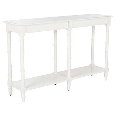 Noam Console, White from One Kings Lane Breakfast Nook Kitchen, Nook Kitchen, White Accent Table, Retreat Home, Luxe Furniture, Safavieh Furniture, White Console Table, Palm Beach Regency, Bali Hai