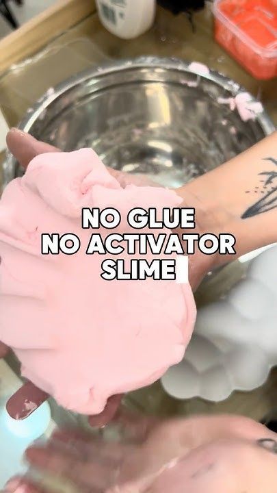 Slime No Activator Recipe, How To Make Slime At Home Without Glue Or Activator, How To Make Slime With Water And Soap, Slime Recipe With Cornstarch, How To Make Slime With No Glue And Activator, How To Make No Activator Slime, No Glue Or Activator Slime, How To Make Fluffy Slime Without Glue, How To Make Slime Without Activator Easy