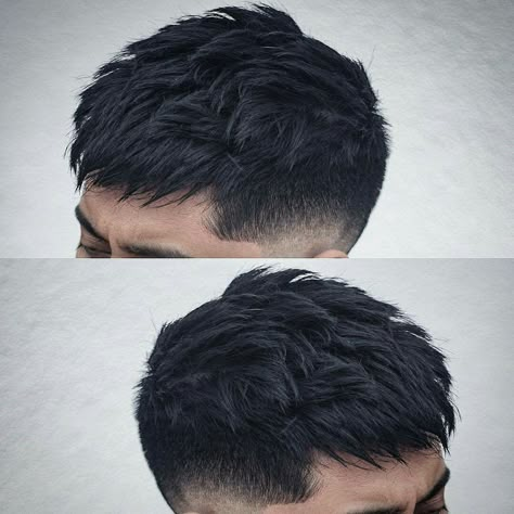 Skin Fade Haircut Men Straight Hair, European Crop Haircut, Short Hair Cuts Men Fade, Anime Style Haircut, Men Haircut Styles Short Fade, Fade Hair Cuts For Men, Long Fade Haircut Men, Long Crop Haircut Men, Hair Cuts Ideas For Men