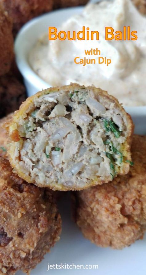 Cajun Boudin Balls, Boudin Balls Dipping Sauce, Boudin Recipes, Homemade Boudin, How To Cook Boudin, Cajun Dip, Boudin Dip, Cajun Spice Recipe, Boudin Balls Recipe