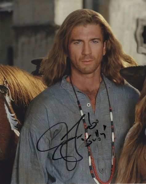 Mark with Signature: Joe Lando. | #563110 Byron Sully, Joe Lando, Dr Quinn Medicine Woman, Dr Quinn, Prairie View, Medicine Woman, Jane Seymour, 8x10 Photo, American Actors