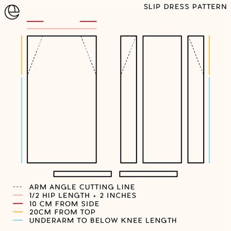 DIY: Slip Dress with Leg Splits — The Essentials Club // Creative DIY Hub Diy Slip Dress, Slip Dress Diy, The Essentials Club, Diy Merch, Slip Dress Pattern, Clothes Making, Sewing Projects Clothes, Diy Fashion Clothing, Fabric Scissors