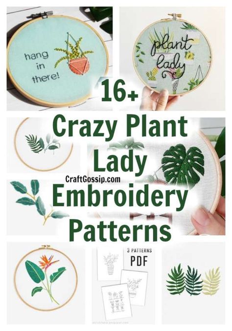 Simple Embroidery Patterns Free, Succulent Embroidery Pattern Free, Plant Embroidery Pattern Free, Easy Plant Embroidery, Plant Cross Stitch Pattern Free, Hand Embroidery Plants, Funny Hand Embroidery Patterns, Embroidery Plant Pattern, Garden Embroidery Designs