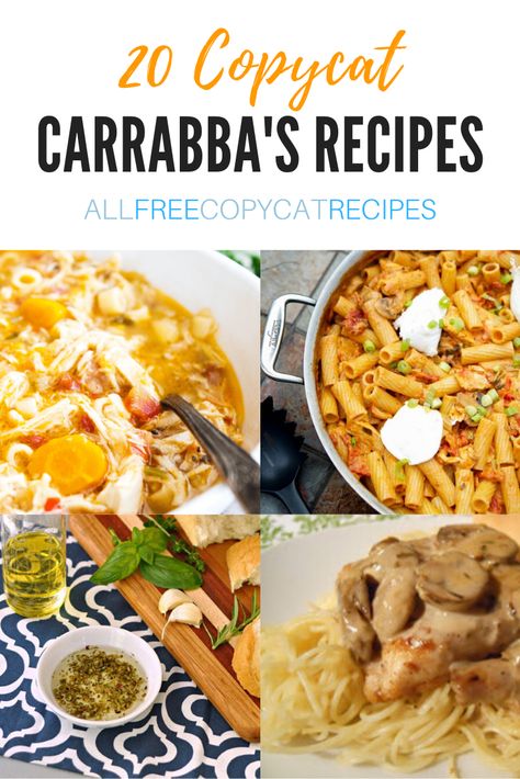 Carrabba's Italian Grill is famous for its great Italian food. This collection of 20 copycat Carrabba's recipes will help you create your homemade Carrabba's menu. Get the recipes here! Carrabbas Recipes Copycat, Carrabba's Recipes, Carabbas Recipes, Carrabbas Recipes, Copycat Food, Recipes Copycat, Restaurant Recipes Famous, Recipe Copycat, Italian Grill