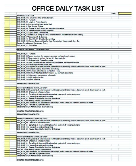 , Free Daily Checklist Template and Its Purposes , Daily checklist template provides an easy and simple solution to help you organize and prioritize a set of tasks you need to complete in order to meet the deadline of the day. Work Checklist Template, Task Prioritization Template, Daily Business Tasks, Small Business Daily Tasks, Administrative Coordinator, Daily Checklist Template, Task List Template, Daily Template, Daily Task List