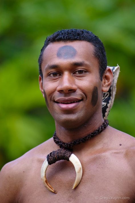 fijian man Poly Pride, Travel Fiji, Fiji Culture, Photo Journalism, Polynesian Men, Polynesian Cultural Center, Hall Pass, Warrior Outfit, Fiji Islands