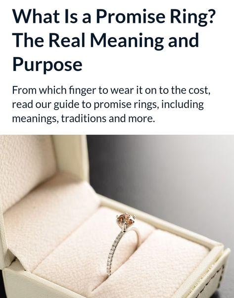 Promise Rings Meaning Quotes, Promise Ring Quotes, Promise Ring Definition, A Promise Ring, Purity Ring, Couple Stuff, Why Do Men, Meant To Be Quotes, Plush Bags