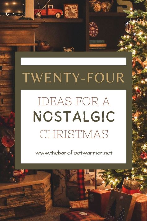 These 24 ideas for a nostalgic Christmas are sure to bring back the beautiful memories of  Christmases past, and even better, create new, nostalgic memories for years to come! Nostalgic Christmas Gifts, Cost Christmas Aesthetic, Nolstagic Christmas, Classic Christmas Home Decor, Vintage Cozy Christmas, Old Fashion Christmas Ideas, Traditional Christmas Ideas, Nostalgic Christmas Aesthetic, 2000s Christmas Aesthetic