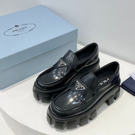 Prada loafers for women Prada Loafers, Wear And Tear, Prada Shoes, Loafers For Women, Prada, Loafers, For Women, Plus Fashion, Fashion Trends