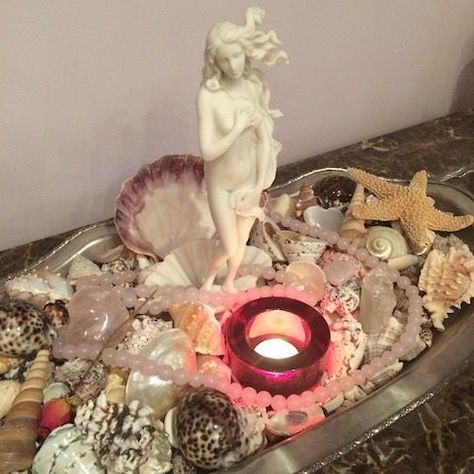 Alrighty Aphrodite, Silena Beauregard, Altar Inspiration, Greek Deities, Goddess Party, Sacred Space Altar, Goddess Aphrodite, Aphrodite Aesthetic, Aphrodite Goddess