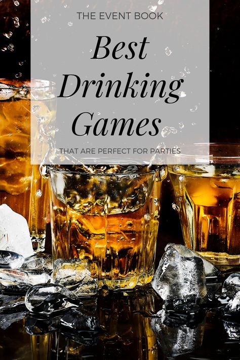 Drinking Games For New Years Eve, New Years Drinking Games For Adults, Best Drinking Games Parties, Drinking Games For Large Groups, Nye Drinking Games For Adults, New Years Eve Drinking Games, Nye Drinking Games, Drink Games For Parties, Drinking Challenges Games