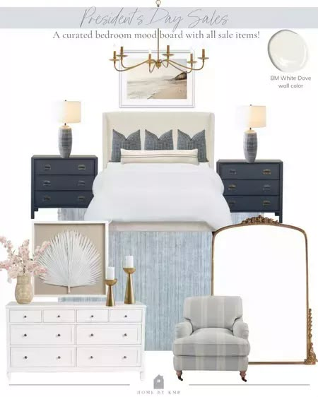 Main Bedroom Mood Board, Coastal Feminine Bedroom, Modern Coastal Bedroom Mood Board, Bedroom Mood Board Blue, Modern Coastal Primary Bedroom, Bedroom Decor Mood Board, Guest Bedroom Mood Board, Guest Room Mood Board, Feminine Primary Bedroom