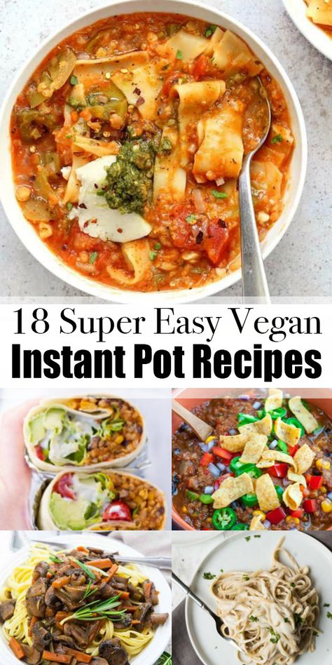 Easy Vegan Dinner Recipes, Vegan Instant Pot, Instant Pot Recipes Vegetarian, Vegan Instant Pot Recipes, Vegetarian Instant Pot, Vegan Dinner Recipes Easy, Pot Recipes Easy, Easy Vegan Dinner, Instant Pot Dinner Recipes