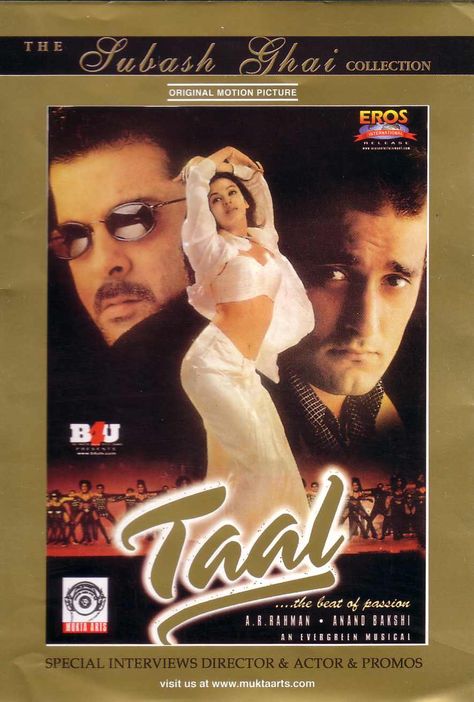 Taal Taal Movie, Taal Posters, Hindi Bollywood Movies, Best Bollywood Movies, Bollywood Posters, Bollywood Music, Bollywood Movie, Indian Movies, Music Film