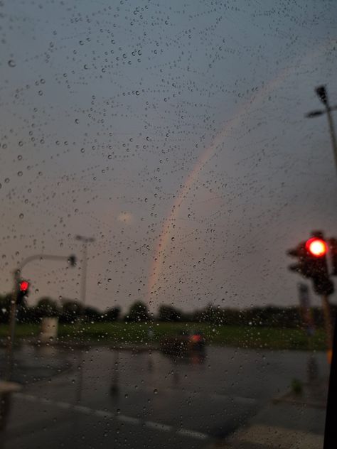 #rainbow #rain #aesthetic #rainy #rainyday #summer #end #summerrain #aesthetic #aestheticwallpaper #rainbowart #sky #blurry #end #of #summer #afternoon Rainy Afternoon Aesthetic, Rainy Morning Aesthetic, Afternoon Aesthetic, Rainy Spring Day, Rainy Spring, Rain Aesthetic, Rain Pictures, Rainy Afternoon, Morning Aesthetic