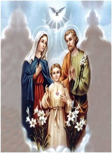 Oración para salvar un Matrimonio en Crisis al borde de la separación Catholic Wall Decor, Jesus Mary And Joseph, Ayat Alkitab, Child Jesus, Mary And Jesus, Diamond Mosaic, Cross Paintings, Holy Family, Jesus Pictures