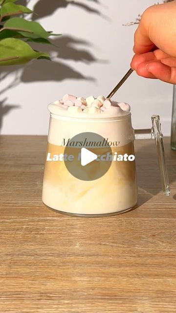 Coffee Recipes & more on Instagram: "Marshmallow Macchiato 🩷🍬 Recipe 👇🏼
.
Recipe:
- add a cup of marshmallows to your glass 
- froth those up with 120ml / 4 oz hot milk of your choice 
- pour trough a double shot of espresso 
- garnish your macchiato with little marshmallows 
.
That’s it. Enjoy! 😁
.
.
.
#hotcoffee #coffeerecipe #homecafe #marshmallow" Marshmallow Coffee, Macchiato Recipe, Shot Of Espresso, Bakery Food, Food Trailer, Double Shot, Coffee Recipes, Marshmallows, Coffee Drinks