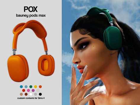 Bauney Pods Max (Gift) | POX on Patreon Cc Headphones Sims 4, Sims 4 Cc Diamond Ring, Ding And Ditch Smart Doorbell Sims 4, Sims 4 Cc Cas Accessories, Sims 4 Functional Headphones, Sims 4 Text Messages Mod, Sims 4 Cc Shoes Ultimate Collection, Sims 4 Smart Watch Cc, Mcc The Sims 4