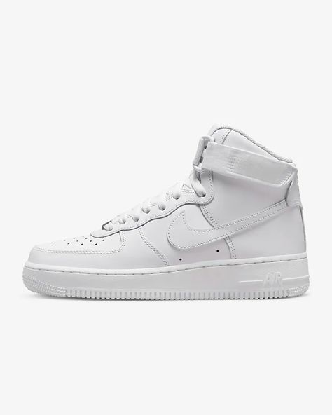 Air Force High Tops, White Nike High Tops, Nike Air Force High, Air Force 1 High Tops, Air Force High, Air Force One Shoes, White Nike Shoes, Nike Air Force 1 High, White Leather Shoes