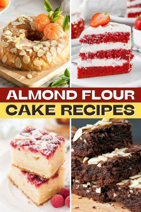 Almond Flour Cake Recipes Easy, Almond Flour Cake Recipes, Flour Cake Recipes, Organic Cake Recipe, Recipes Using Almond Flour, Flour Desserts, Almond Flour Substitute, Almond Flour Chocolate Cake, Almond Flour Cake