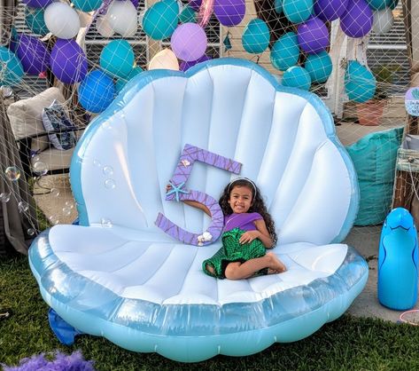 1st Birthday Mermaid Theme Decoration, Mermaid Birthday Party Pool Decor, Ariel Little Mermaid 4th Birthday, Mermaid Theme Pinata, Mermaid 1st Birthday Backdrop, Mermaid Birthday Party Decorations, Ocean Theme Party, Mermaid Party Favors, Mermaid Birthday Cakes