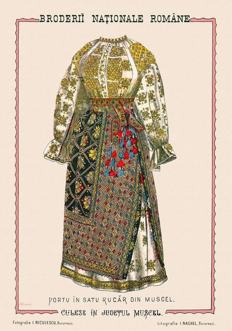 Romania Clothes, Romanian Clothing, Dark Academia Outfit, Tailoring Techniques, Folk Dresses, Folk Fashion, Folk Costume, Traditional Clothing, Fantasy Clothing