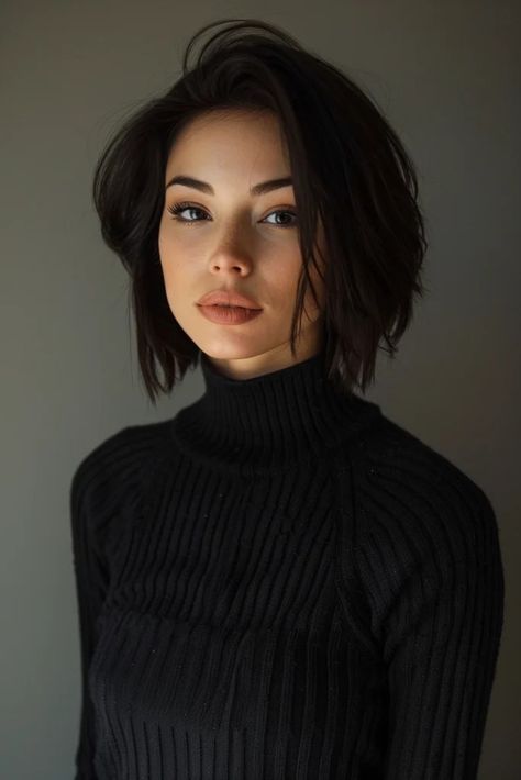 Short Wispy Haircuts, Chin Length Haircuts, Short Black Hair, Chin Length Hair, Penteado Cabelo Curto, Short Black Hairstyles, Asian Hair, American Beauty, Cool Haircuts