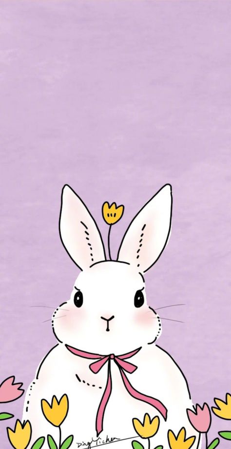 Wallpaper Perpul, Cute Easter Wallpaper, Easter Aesthetic Wallpaper, Wallpaper Iphone Spring, Easter Phone Wallpaper, Easter Wallpaper Iphone, Iphone Spring Wallpaper, Wallpaper Easter, Easter Aesthetic