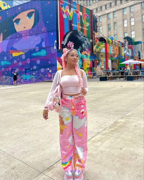 Nia Core, Mari Aesthetic, 2000s Japanese Fashion, Plus Size Baddie Outfits, Kawaii Y2k, Genderless Fashion, Dopamine Dressing, Rave Fashion, Pastel Outfit