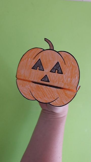 Pumpkin Song, Lantern Crafts, Lantern Template, Puppets For Kids, Lantern Craft, Paper Puppets, Preschool Fine Motor, Halloween Jack O Lanterns, Halloween Jack